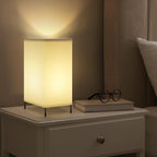 Lot de 2 petites lampes de table avec télécommande