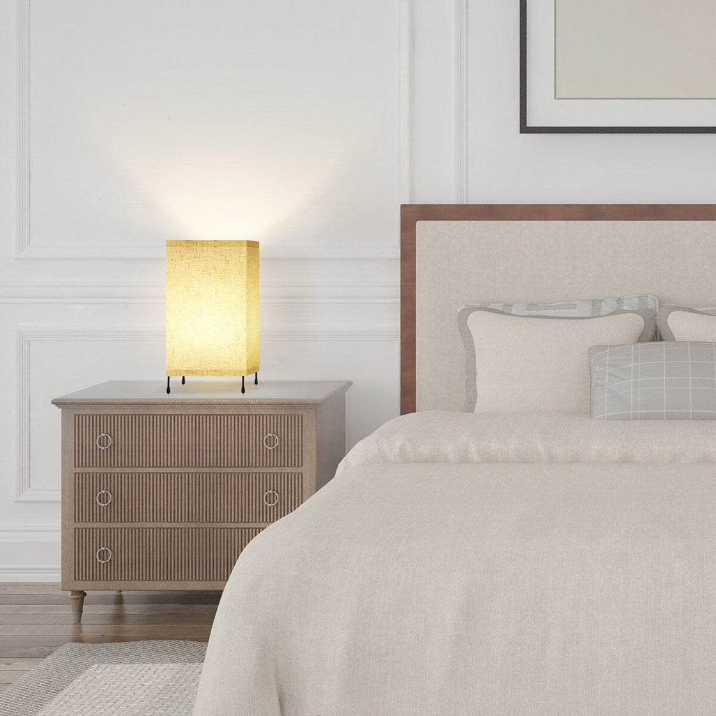 Lot de 2 petites lampes de table avec télécommande