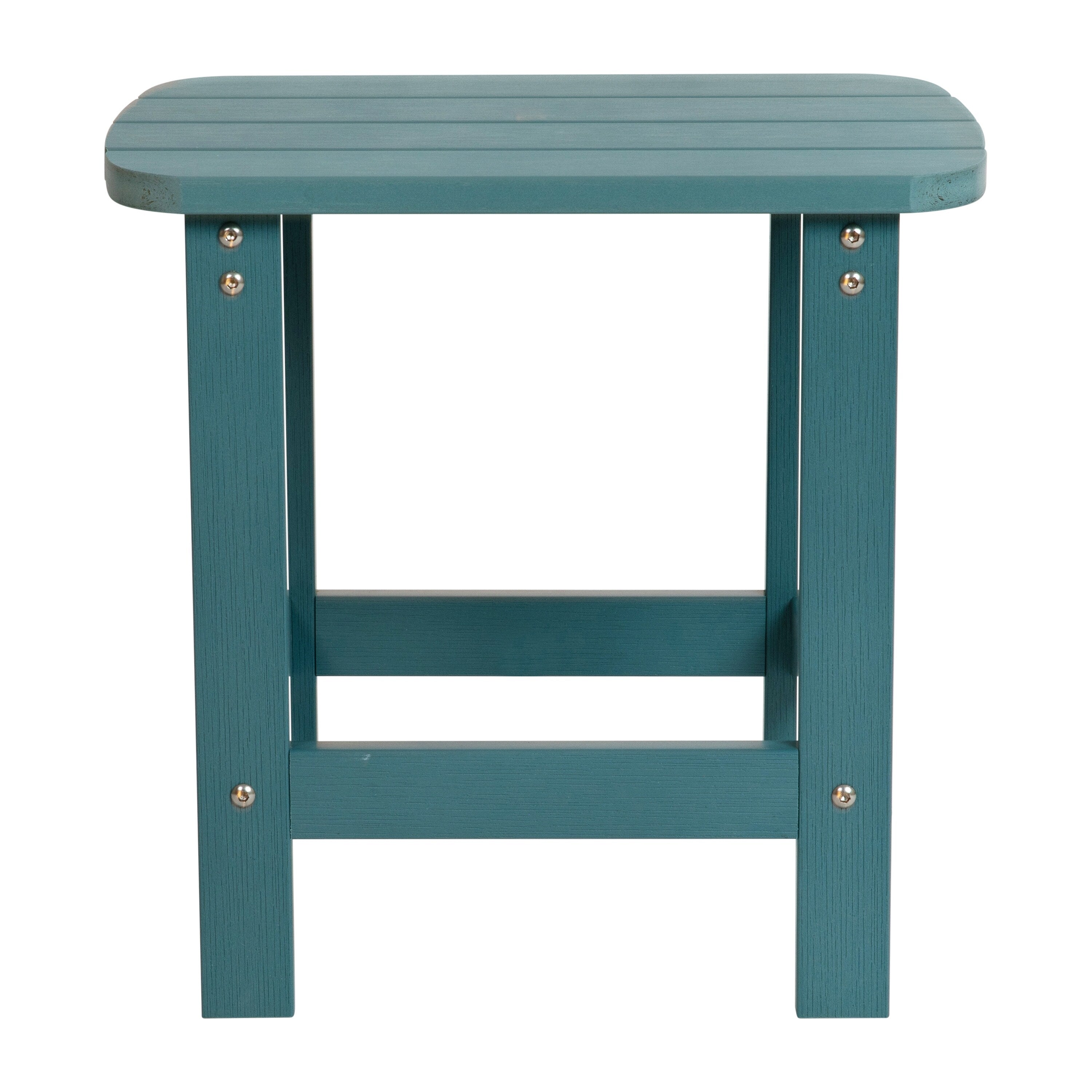 Ensemble de 2 chaises à bascule Adirondack en polyrésine avec 1 table d'appoint