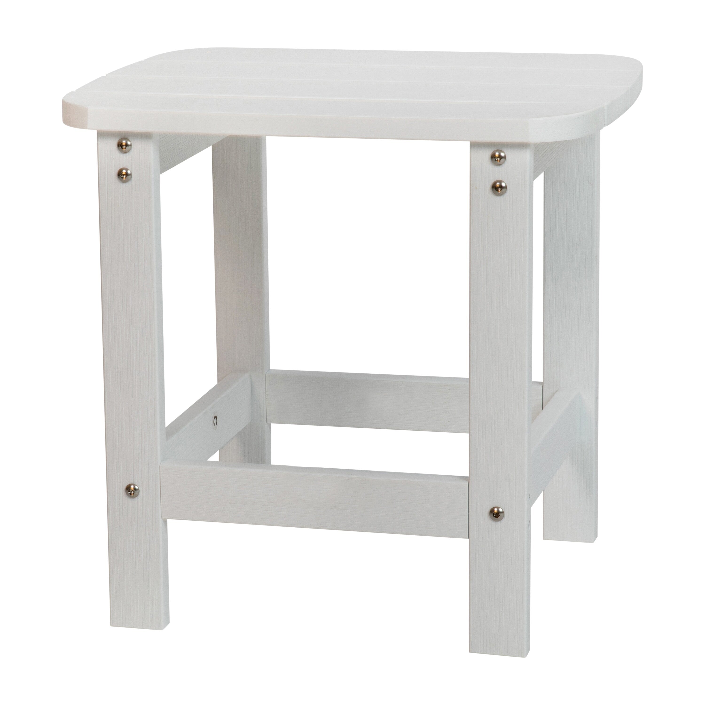 Ensemble de 2 chaises à bascule Adirondack en polyrésine avec 1 table d'appoint