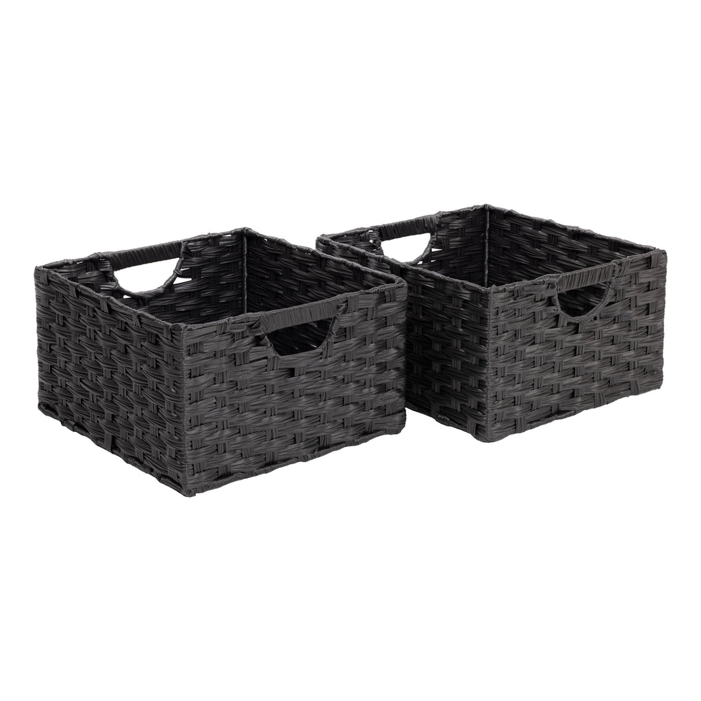 Panier de rangement pliable tissé à la main Seville Classics (lot de 2)