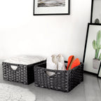 Panier de rangement pliable tissé à la main Seville Classics (lot de 2)