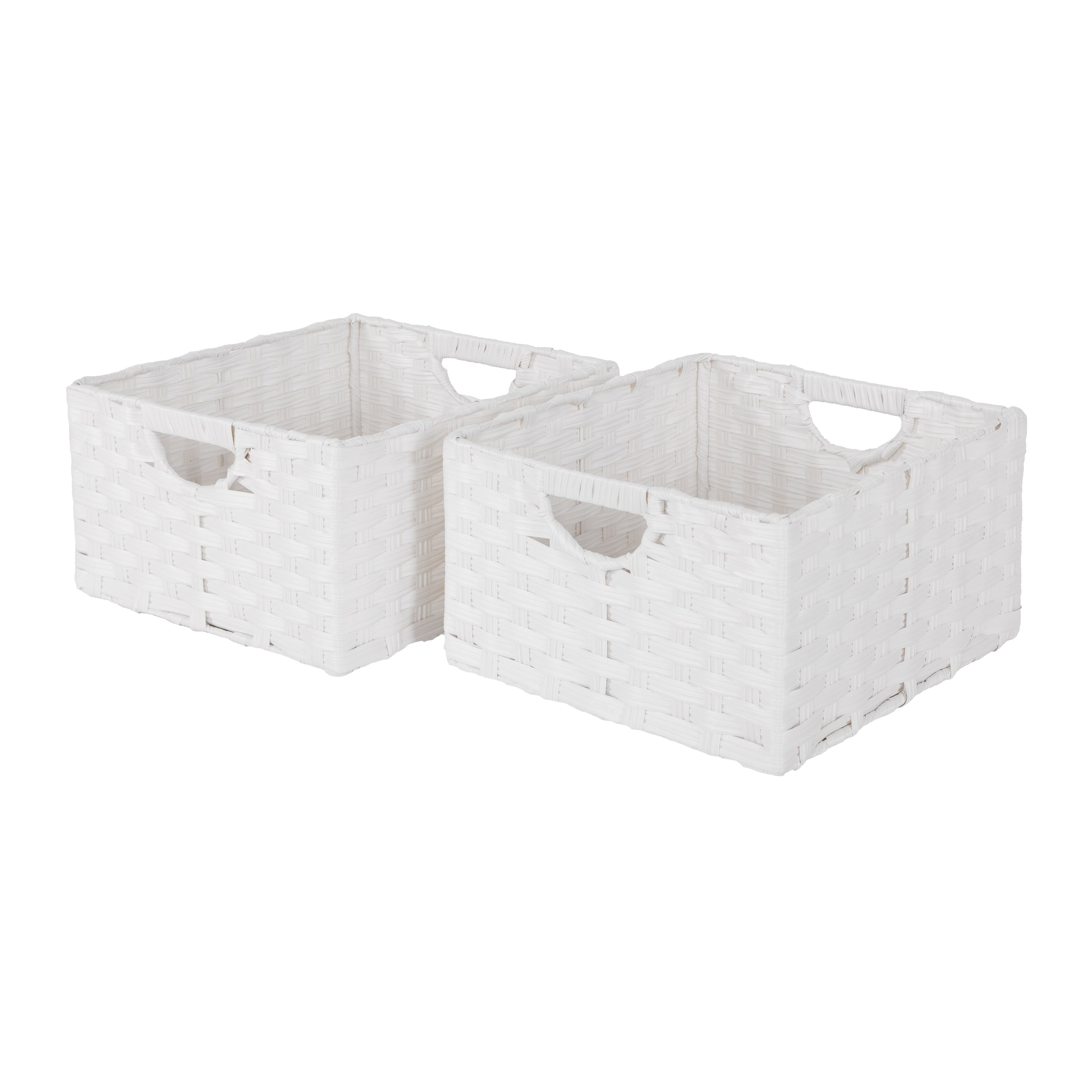 Panier de rangement pliable tissé à la main Seville Classics (lot de 2)