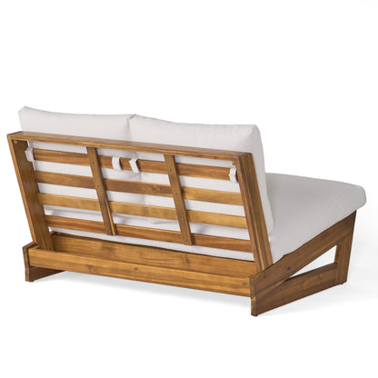 Salon de jardin Sherwood 4 places en bois par Christopher Knight Home