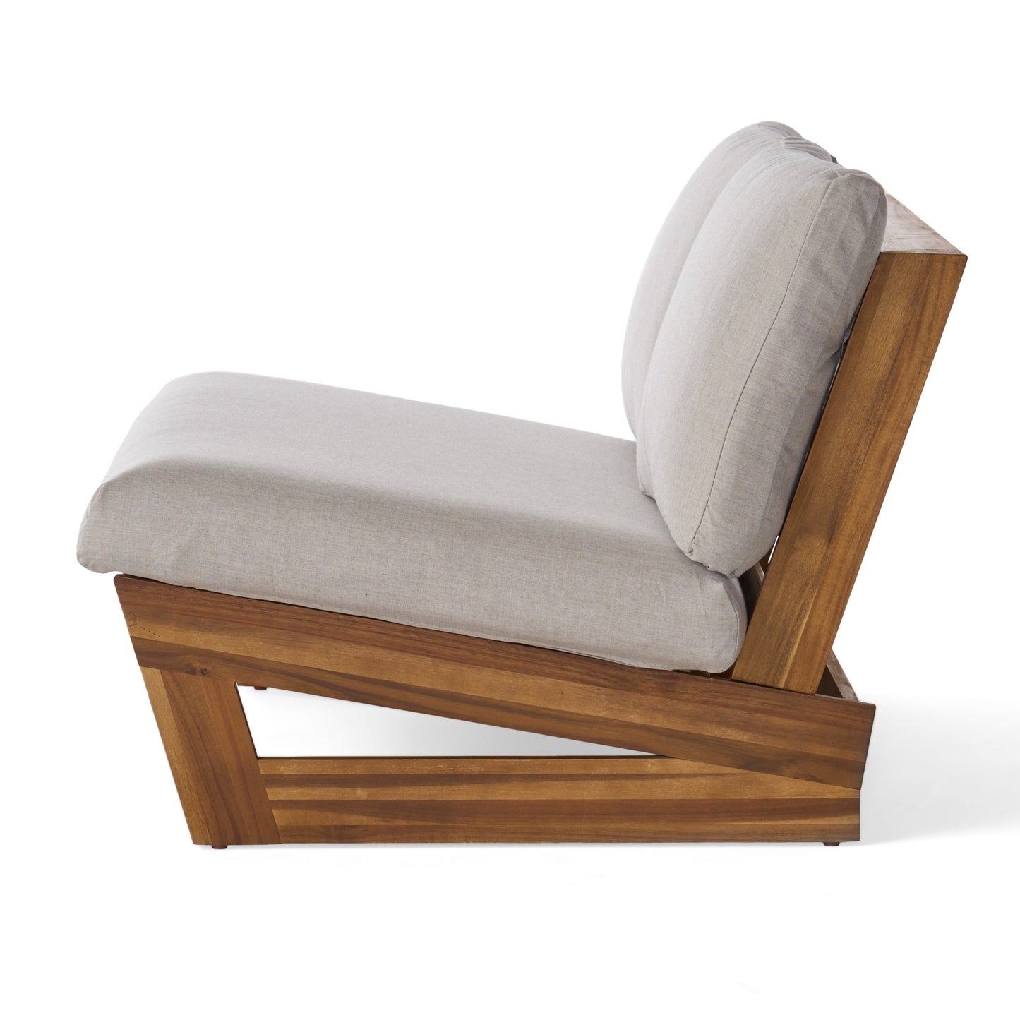Salon de jardin Sherwood 4 places en bois par Christopher Knight Home
