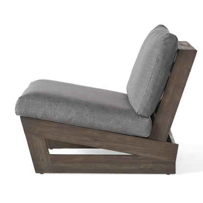 Salon de jardin Sherwood 4 places en bois par Christopher Knight Home