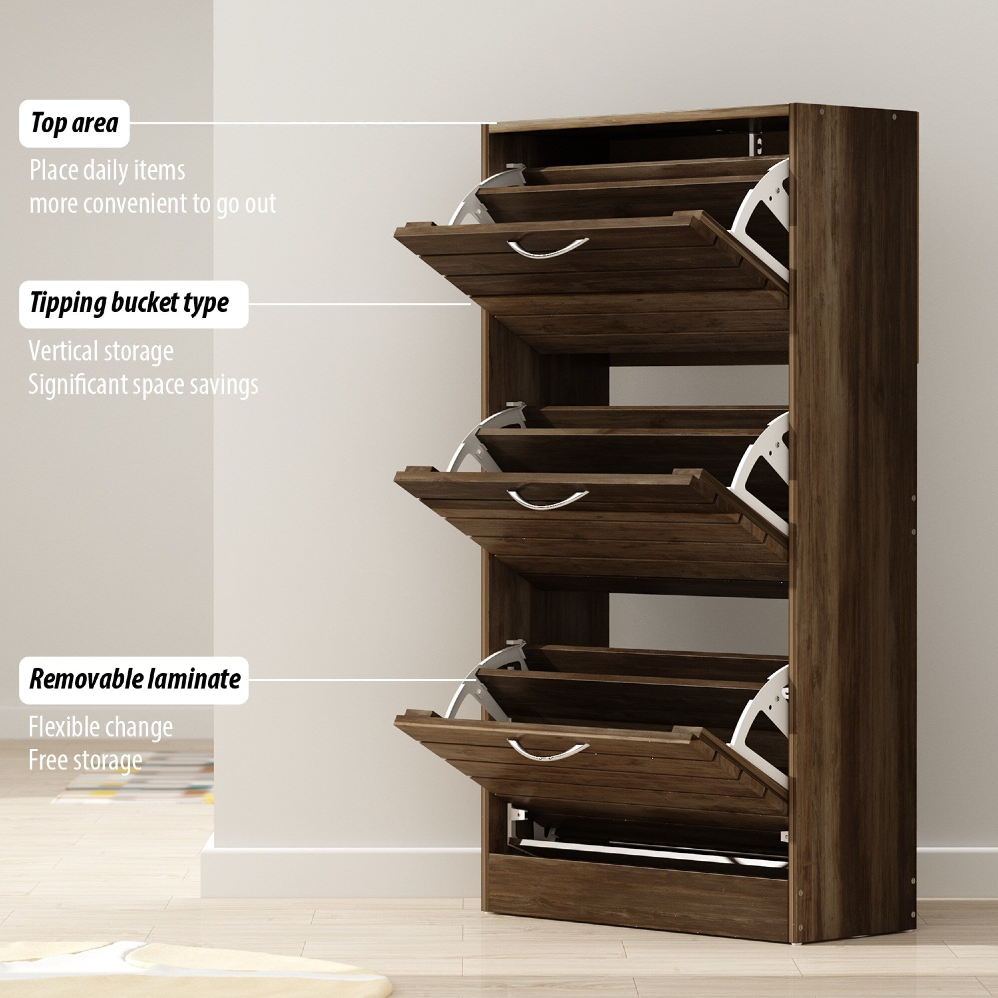 Shoe Storage Cabinet Modern Shoe Storage Cabinet for Entryway Hallway