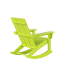 Ensemble de 5 chaises à bascule Polytrends Shoreside, toutes saisons, pour conversation