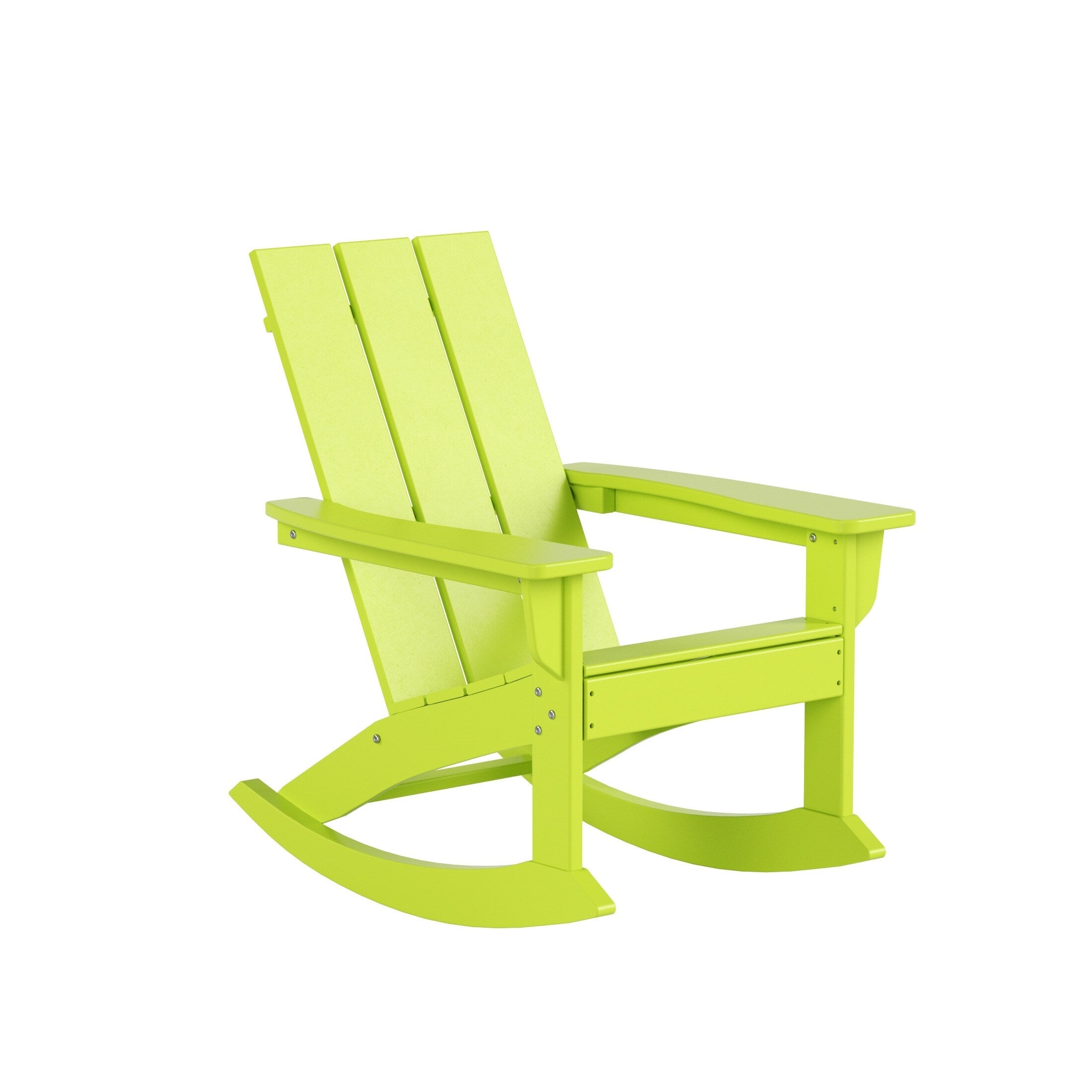 Ensemble de 5 chaises à bascule Polytrends Shoreside, toutes saisons, pour conversation