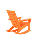 Ensemble de 5 chaises à bascule Polytrends Shoreside, toutes saisons, pour conversation