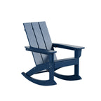 Ensemble de 5 chaises à bascule Polytrends Shoreside, toutes saisons, pour conversation
