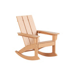 Ensemble de 5 chaises à bascule Polytrends Shoreside, toutes saisons, pour conversation