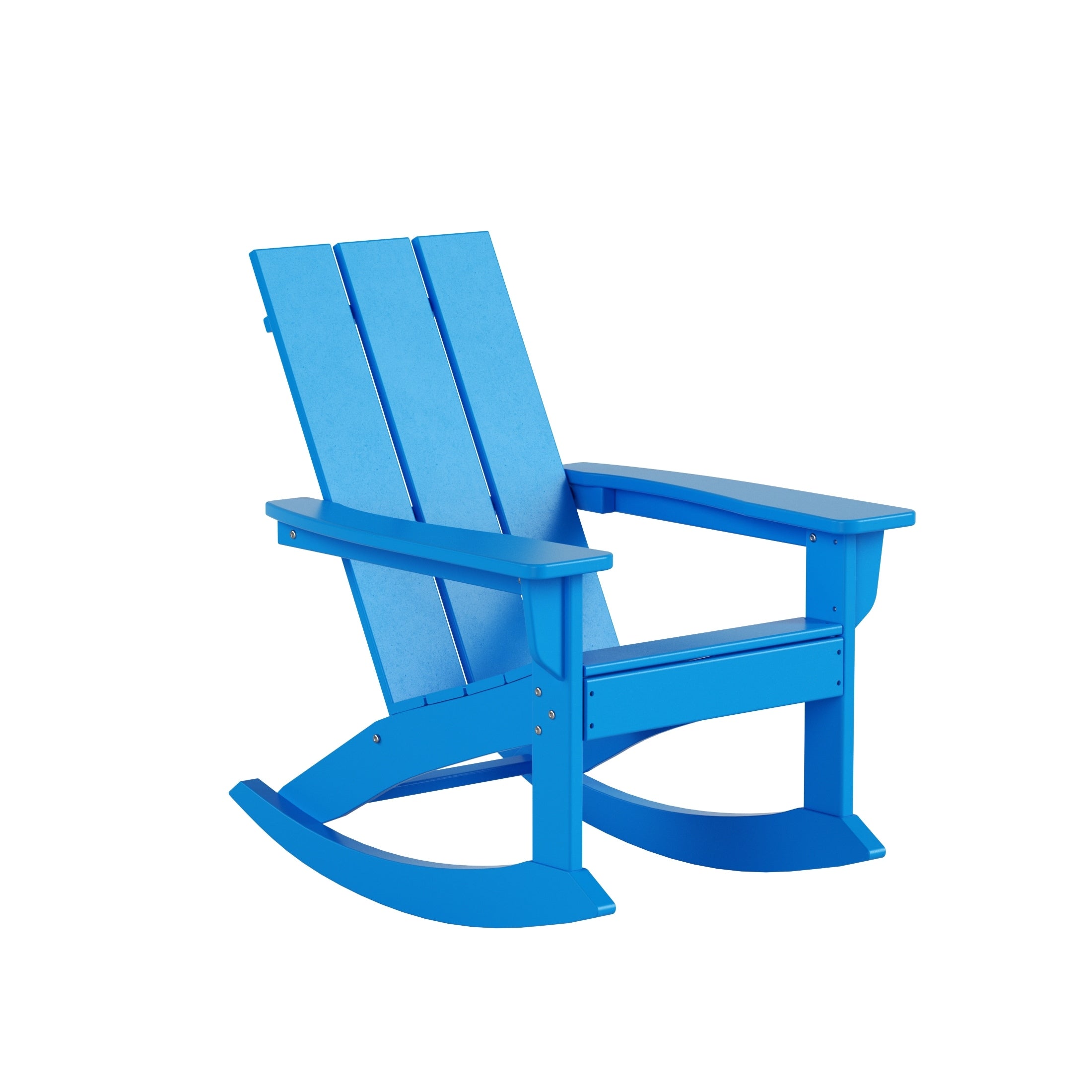 Ensemble de 5 chaises à bascule Polytrends Shoreside, toutes saisons, pour conversation