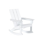 Ensemble de 5 chaises à bascule Polytrends Shoreside, toutes saisons, pour conversation