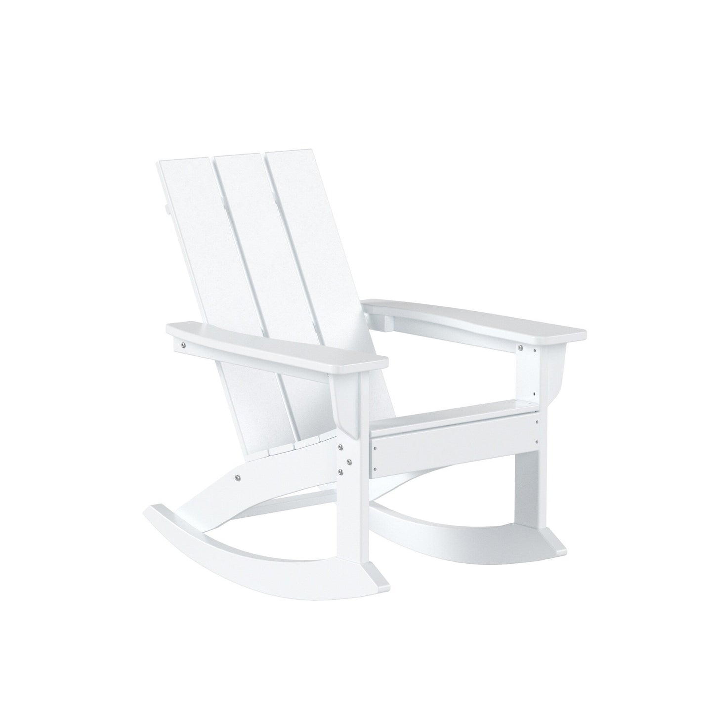 Ensemble de 5 chaises à bascule Polytrends Shoreside, toutes saisons, pour conversation
