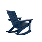 Ensemble de 5 chaises à bascule Polytrends Shoreside, toutes saisons, pour conversation