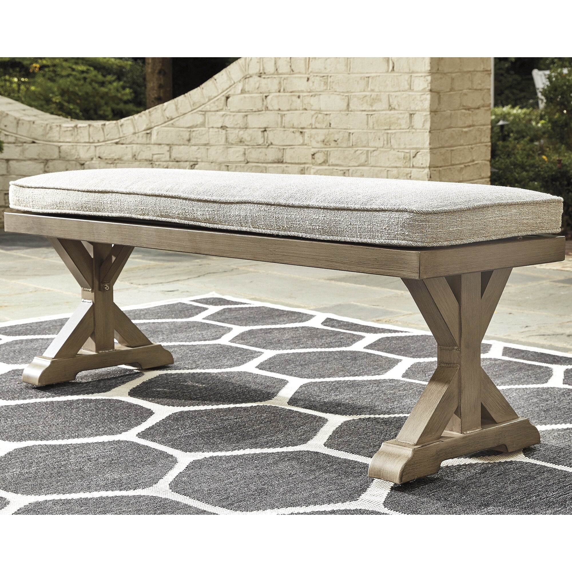 Ensemble de 6 sièges d'extérieur Signature Design by Ashley Beachcroft marron/beige