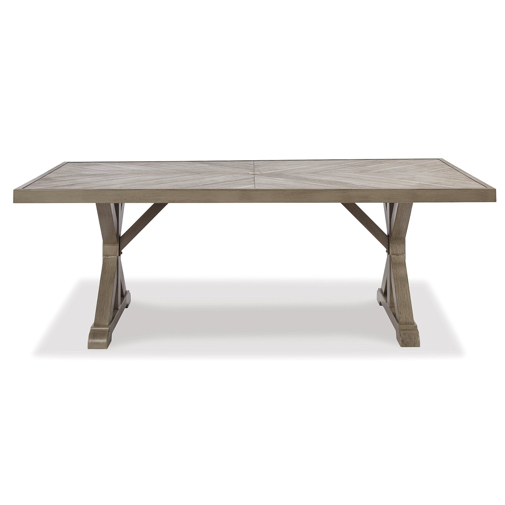 Ensemble de salle à manger d'extérieur beige Signature Design by Ashley Beachcroft, 7 pièces - 84,25 L x 42,25 P x 29,25 H