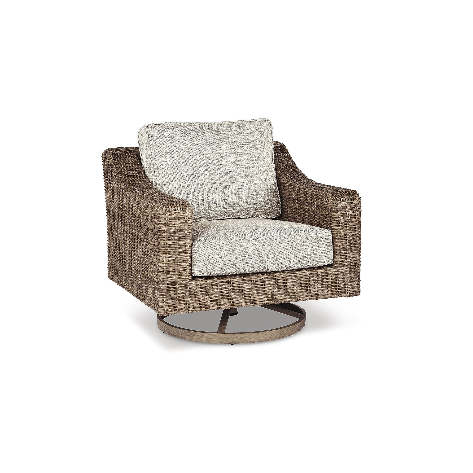 Ensemble de conversation d'extérieur 4 pièces Signature Design by Ashley Beachcroft marron/beige - 82,25 L x 37,75 P x 34,63 H