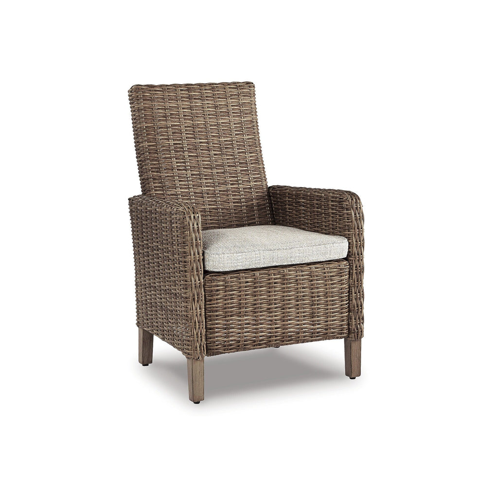 Ensemble de 6 sièges d'extérieur Signature Design by Ashley Beachcroft marron/beige