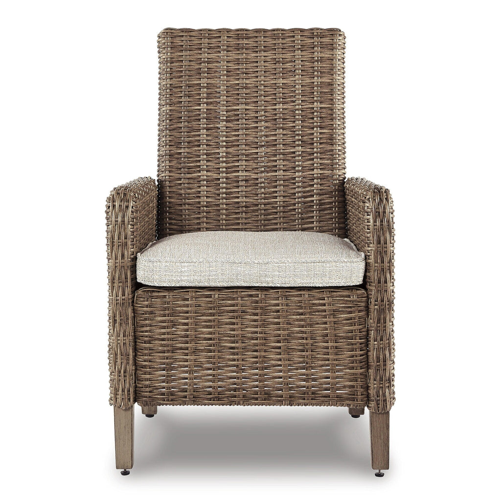 Ensemble de 6 sièges d'extérieur Signature Design by Ashley Beachcroft marron/beige