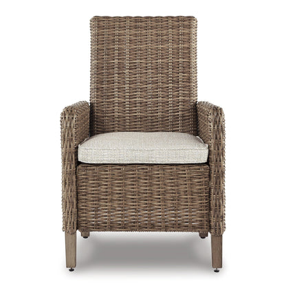 Ensemble de 6 sièges d'extérieur Signature Design by Ashley Beachcroft marron/beige