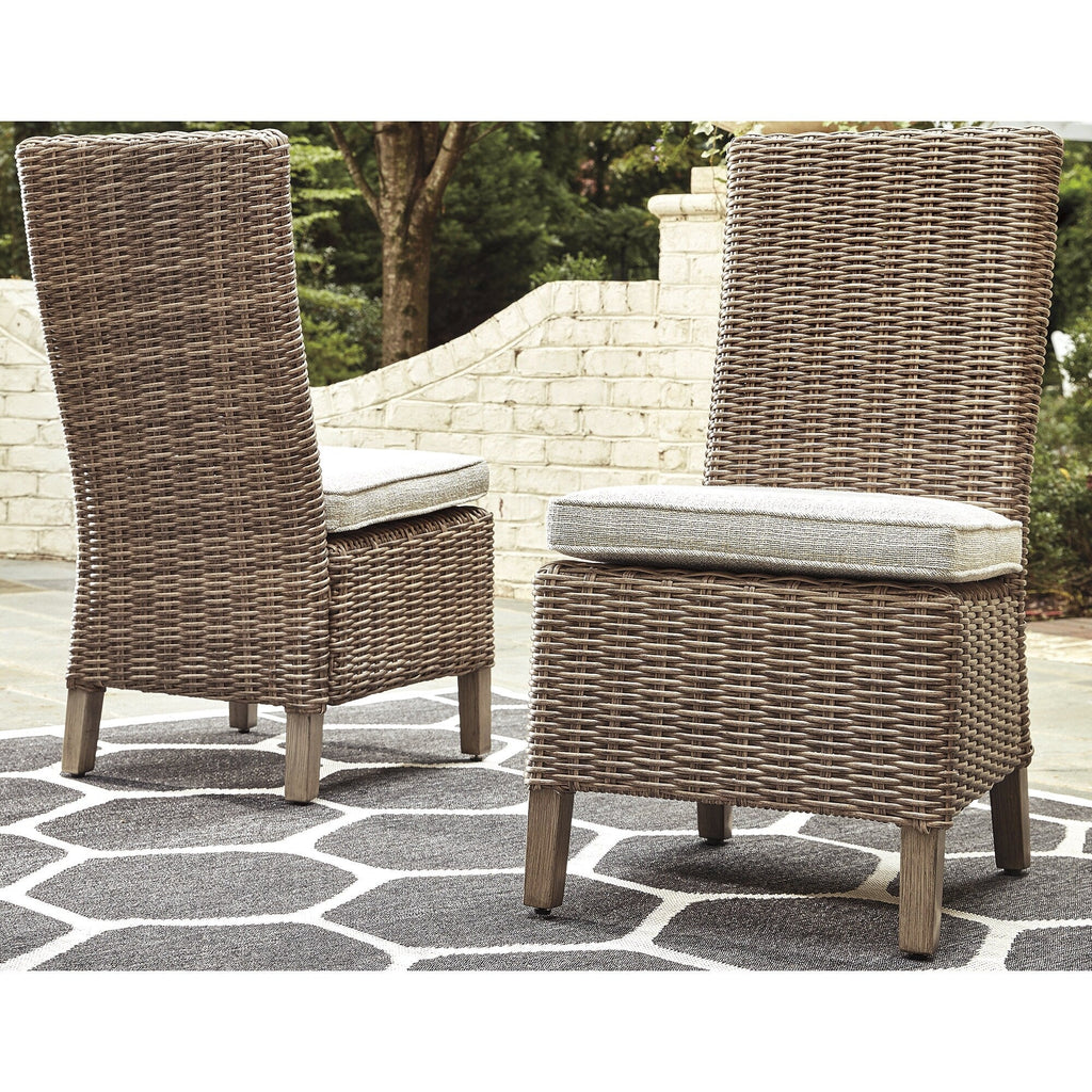 Ensemble de 6 sièges d'extérieur Signature Design by Ashley Beachcroft marron/beige
