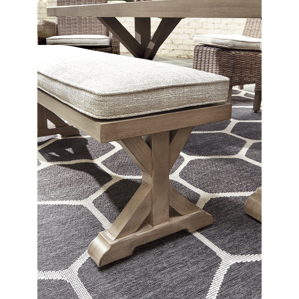 Ensemble de 6 sièges d'extérieur Signature Design by Ashley Beachcroft marron/beige