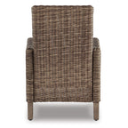 Ensemble de 6 sièges d'extérieur Signature Design by Ashley Beachcroft marron/beige