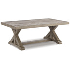 Ensemble de 8 sièges d'extérieur Signature Design by Ashley Beachcroft marron/beige - 107 L x 37,75 P x 34,63 H