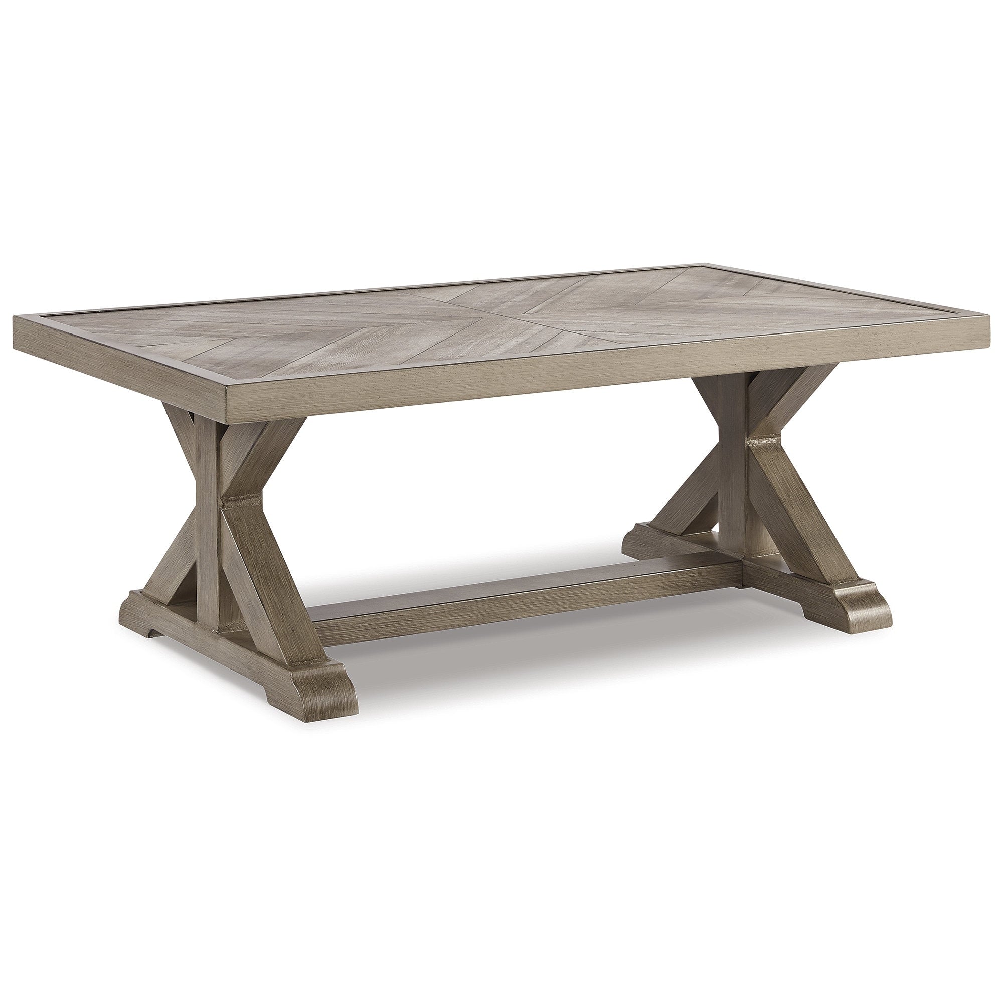 Ensemble de 8 sièges d'extérieur Signature Design by Ashley Beachcroft marron/beige - 107 L x 37,75 P x 34,63 H
