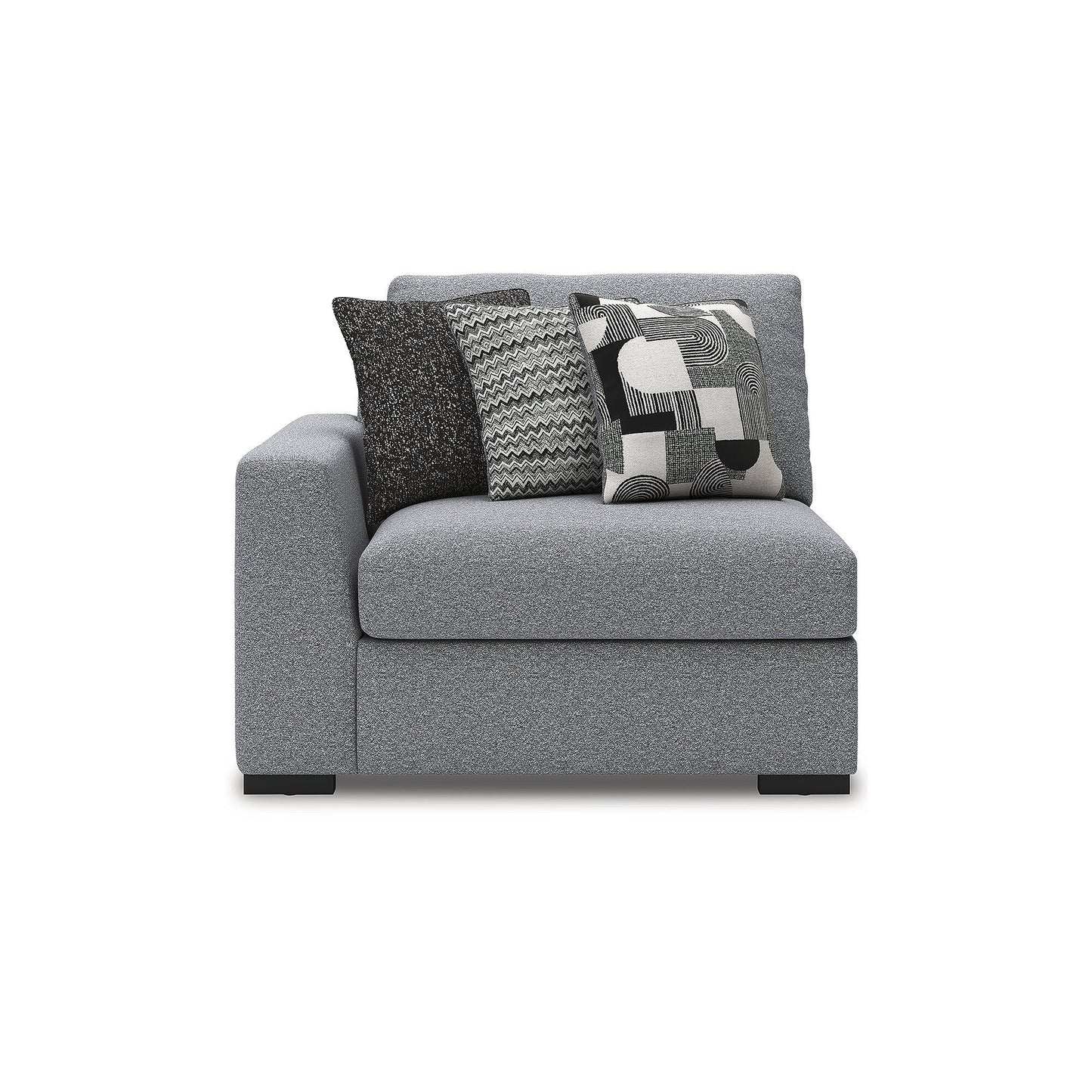 Canapé sectionnel 3 pièces Signature Design by Ashley Bealton gris - 140 L x 44 P x 41 H