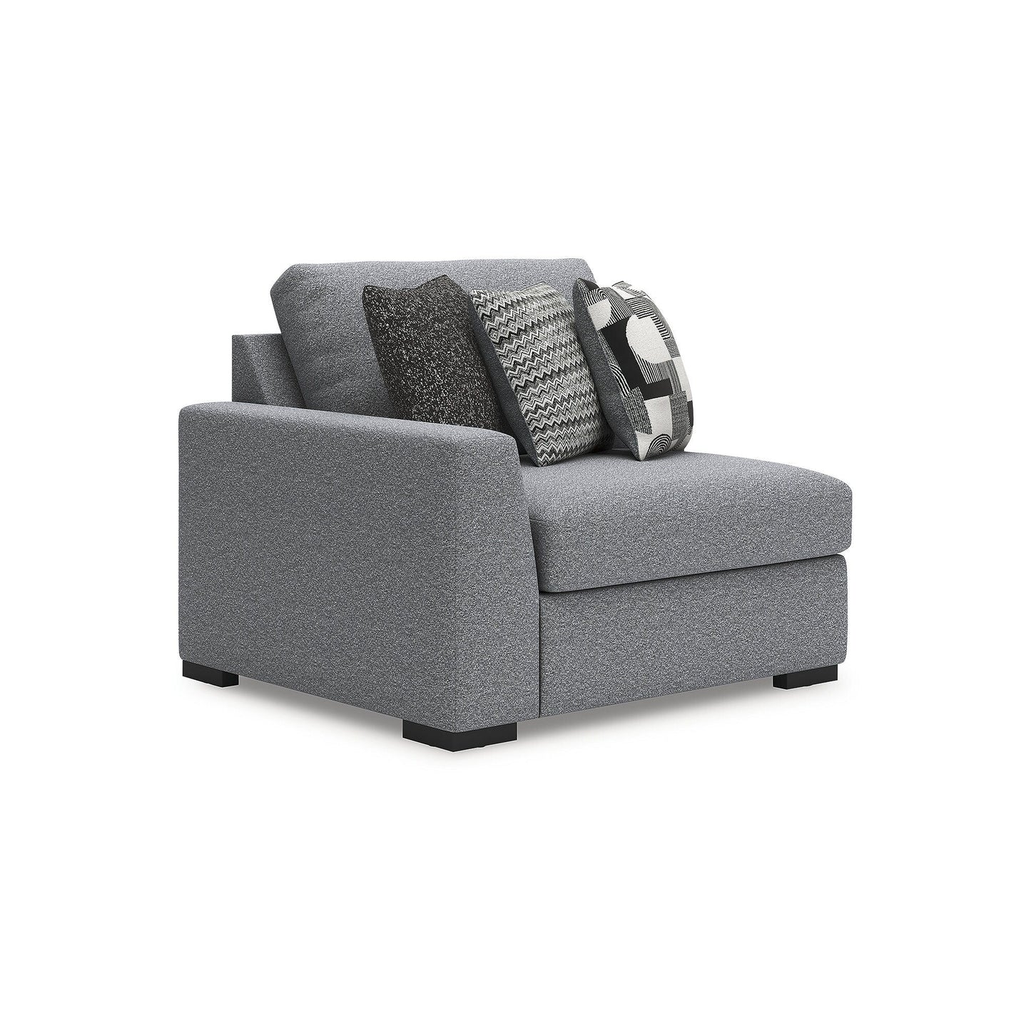 Canapé sectionnel 3 pièces Signature Design by Ashley Bealton gris - 140 L x 44 P x 41 H
