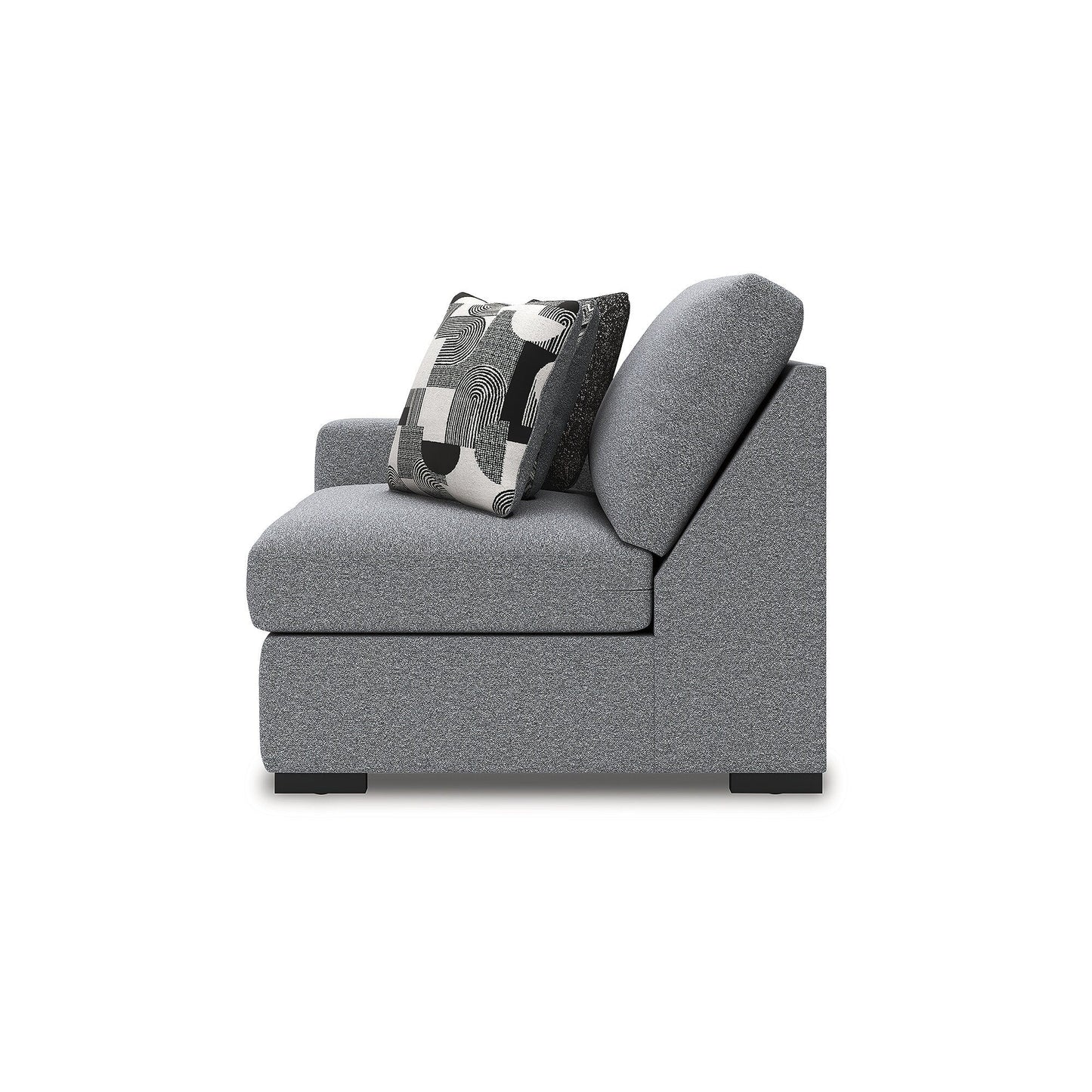 Canapé sectionnel 3 pièces Signature Design by Ashley Bealton gris - 140 L x 44 P x 41 H