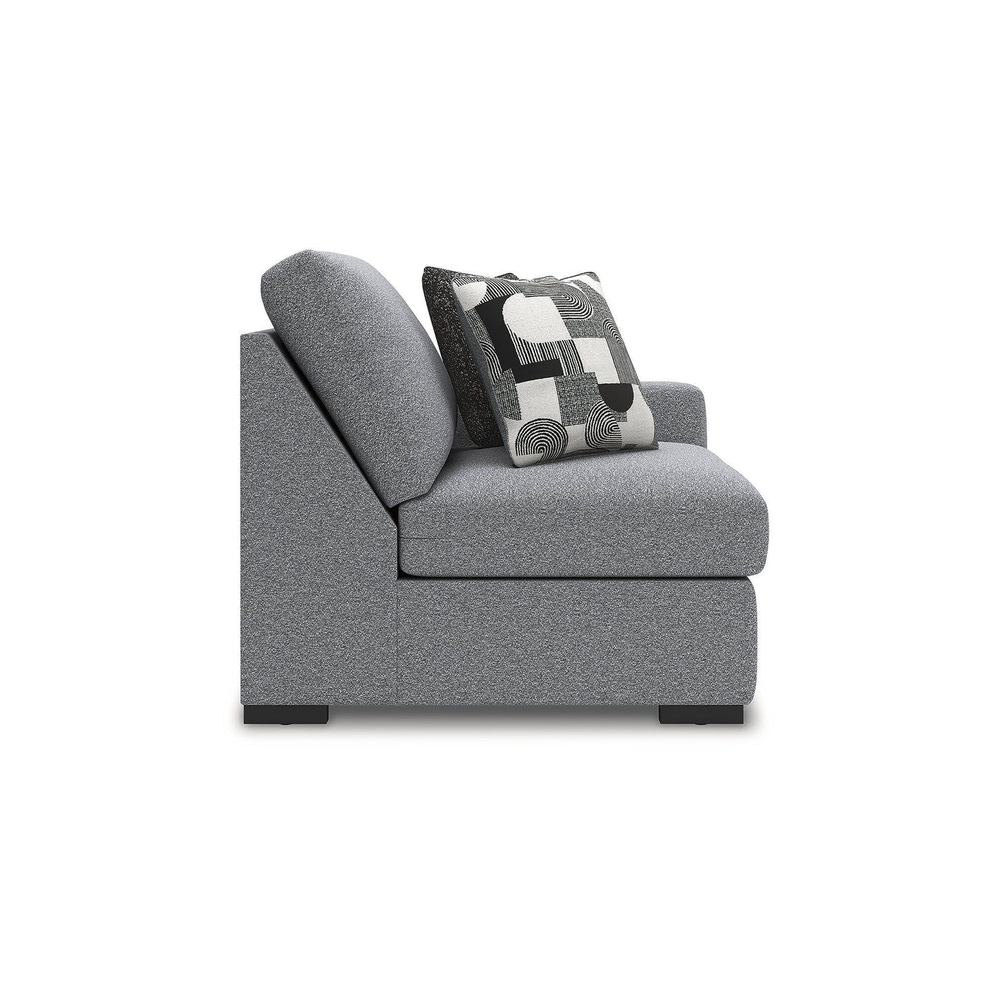 Canapé sectionnel 3 pièces Signature Design by Ashley Bealton gris - 140 L x 44 P x 41 H