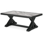 Canapé d'extérieur Signature Design by Ashley Beachcroft et 2 chaises avec table basse