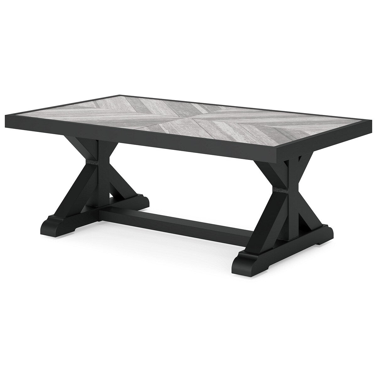 Canapé d'extérieur Signature Design by Ashley Beachcroft et 2 chaises avec table basse
