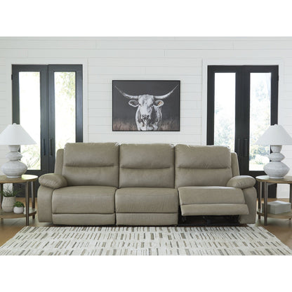 Canapé sectionnel inclinable électrique gris Signature Design by Ashley Brannigan, 3 pièces - 112 L x 41 P x 42 H