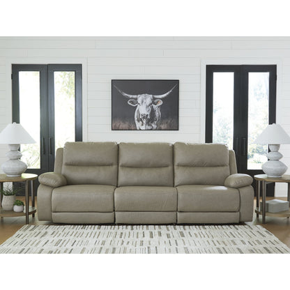 Canapé sectionnel inclinable électrique gris Signature Design by Ashley Brannigan, 3 pièces - 112 L x 41 P x 42 H