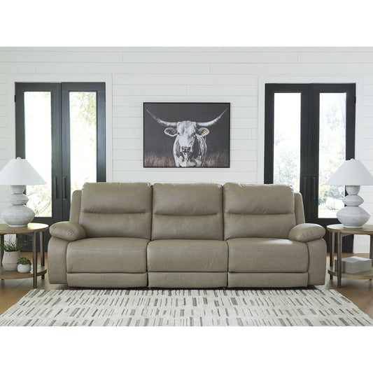 Canapé sectionnel inclinable électrique gris Signature Design by Ashley Brannigan, 3 pièces - 112 L x 41 P x 42 H