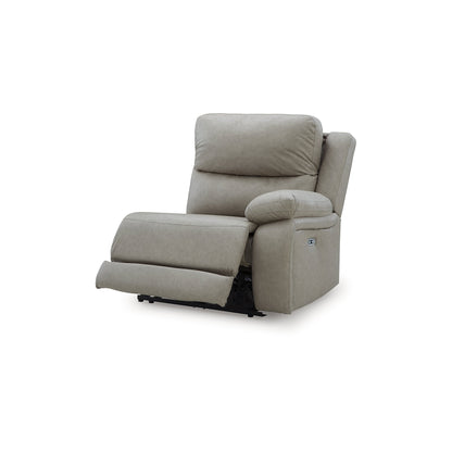 Canapé sectionnel inclinable électrique gris Signature Design by Ashley Brannigan, 3 pièces - 112 L x 41 P x 42 H