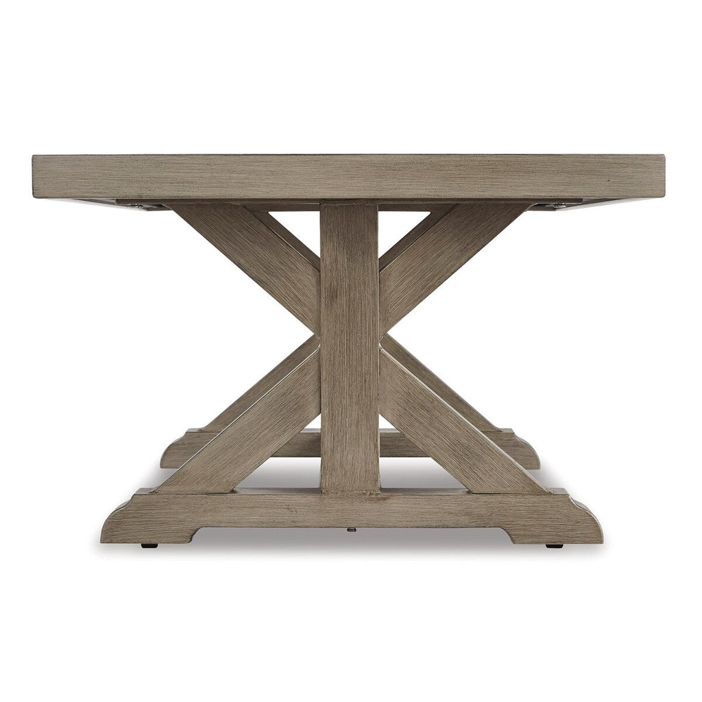 Canapé d'extérieur Signature Design by Ashley Beachcroft et 2 chaises longues avec table basse et 2 tables d'appoint