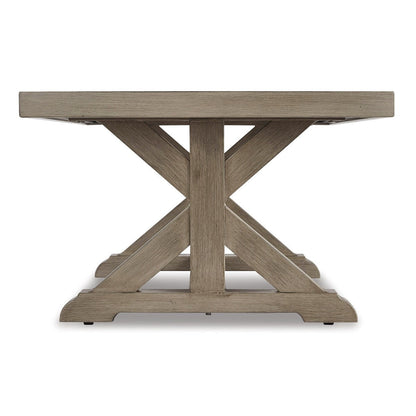 Canapé d'extérieur Signature Design by Ashley Beachcroft et 2 chaises longues avec table basse et 2 tables d'appoint