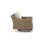 Canapé d'extérieur Signature Design by Ashley Beachcroft et 2 chaises longues avec table basse et 2 tables d'appoint