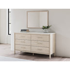 Miroir de chambre beige Cadmori Signature Design by Ashley - Marron - 38,86 L x 1,3 P x 27,68 H