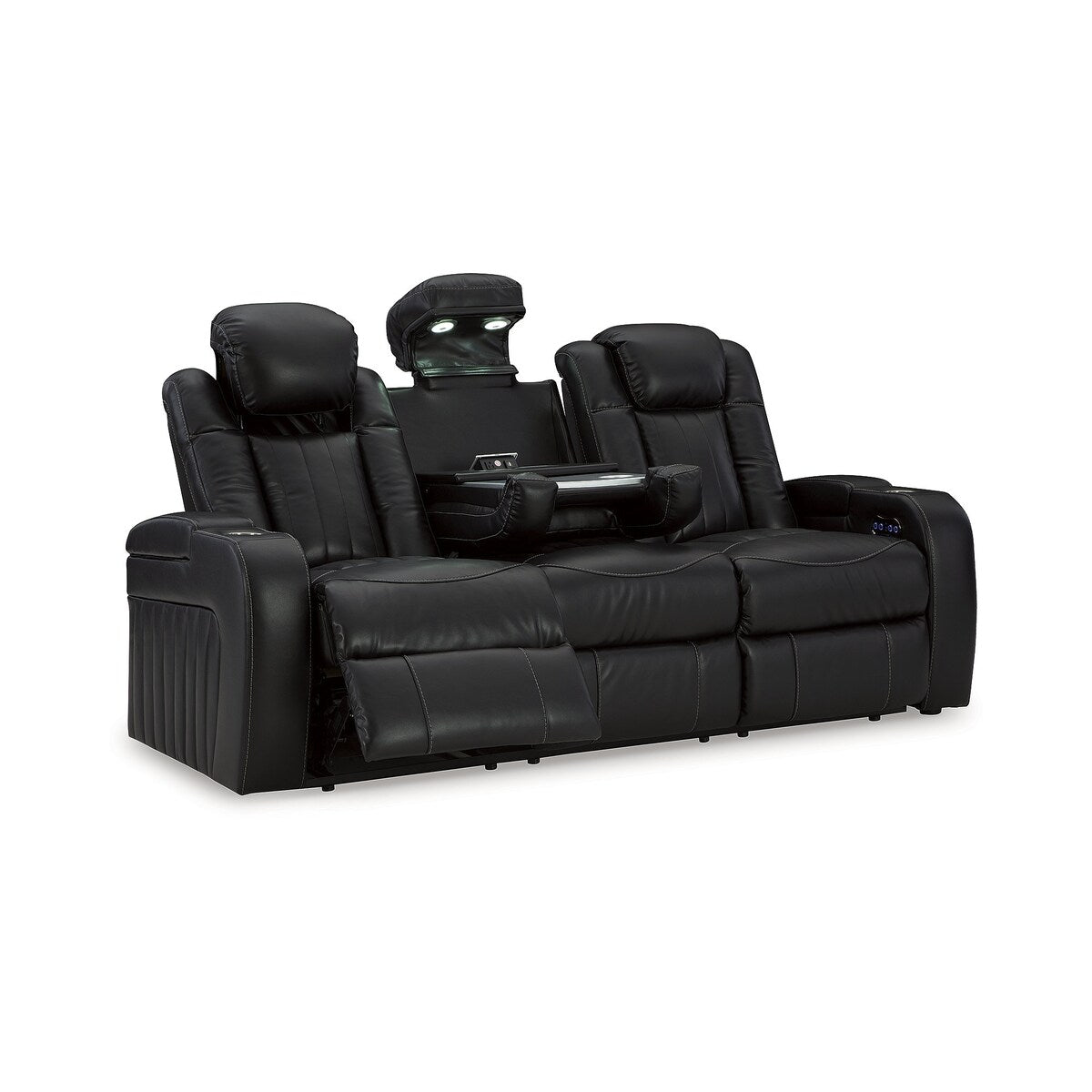 Canapé inclinable électrique Caveman Den Midnight Signature Design by Ashley - 86 L x 42 P x 42 H