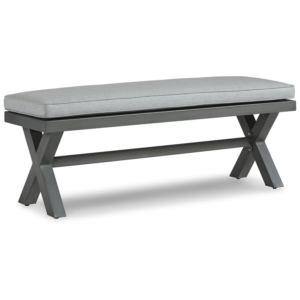 Ensemble de salle à manger d'extérieur Elite Park Gray, 6 pièces, Signature Design by Ashley - 80 l x 42 p x 29 h
