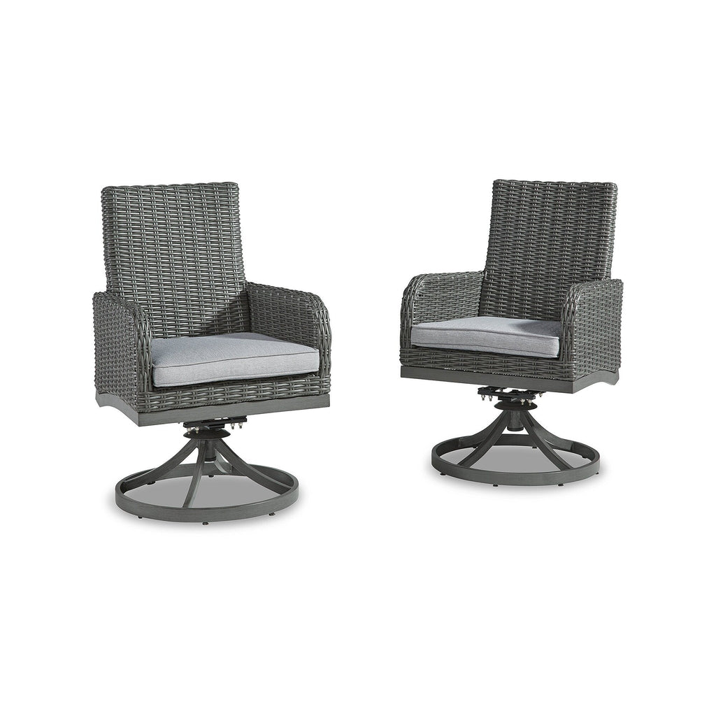Ensemble de salle à manger d'extérieur Elite Park Gray, 6 pièces, Signature Design by Ashley - 80 l x 42 p x 29 h