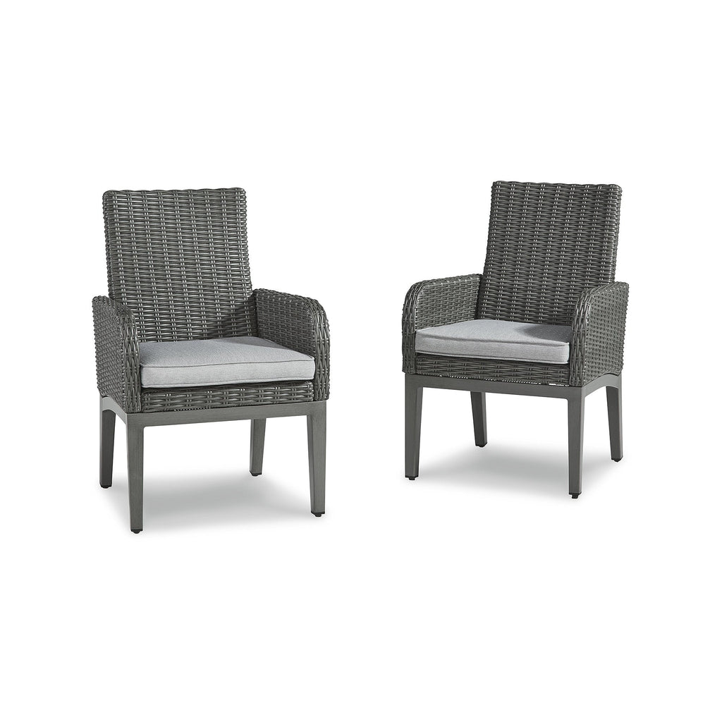 Ensemble de salle à manger d'extérieur Elite Park Gray, 7 pièces, Signature Design by Ashley - 80 l x 42 p x 29 h