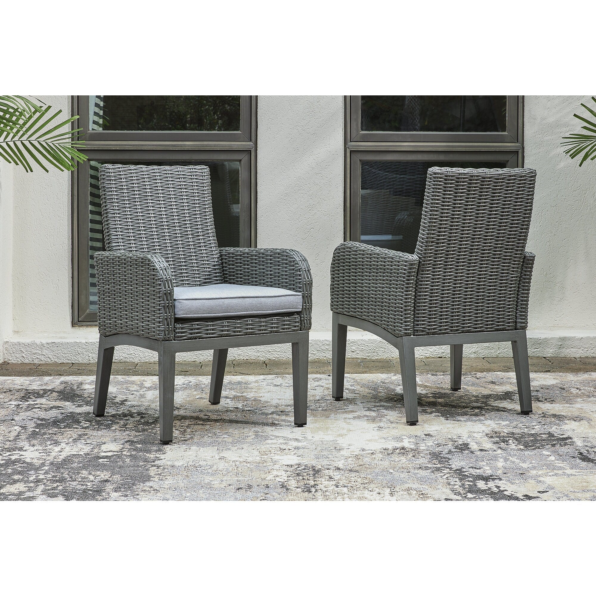 Ensemble de salle à manger d'extérieur Elite Park Gray, 7 pièces, Signature Design by Ashley - 80 l x 42 p x 29 h